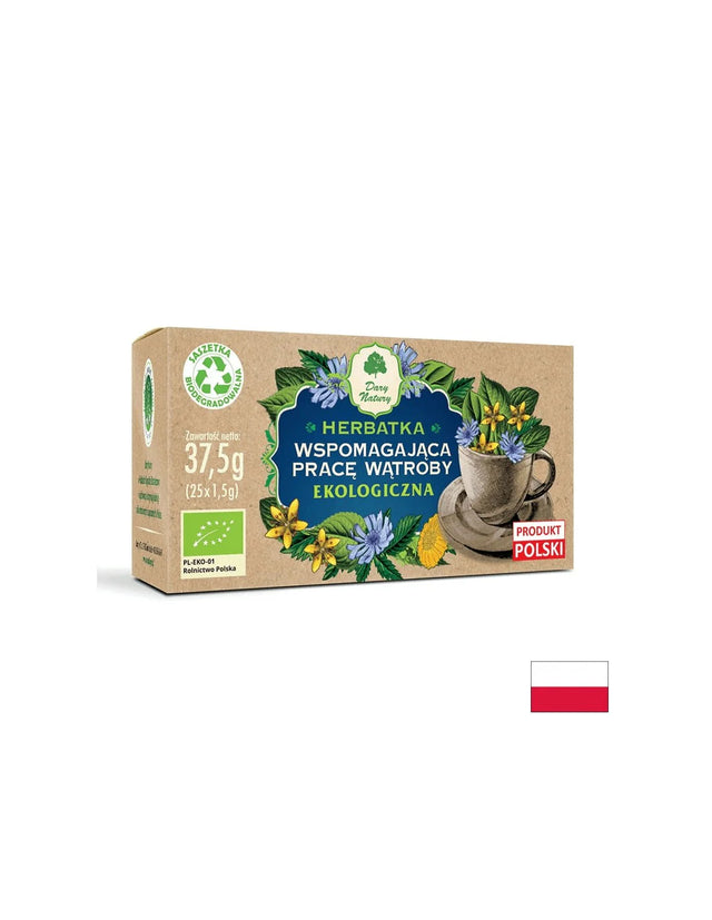 Билков чай, подпомагащ чернодробната функция Био, 25 филтърни пакетчета - Nutra Best