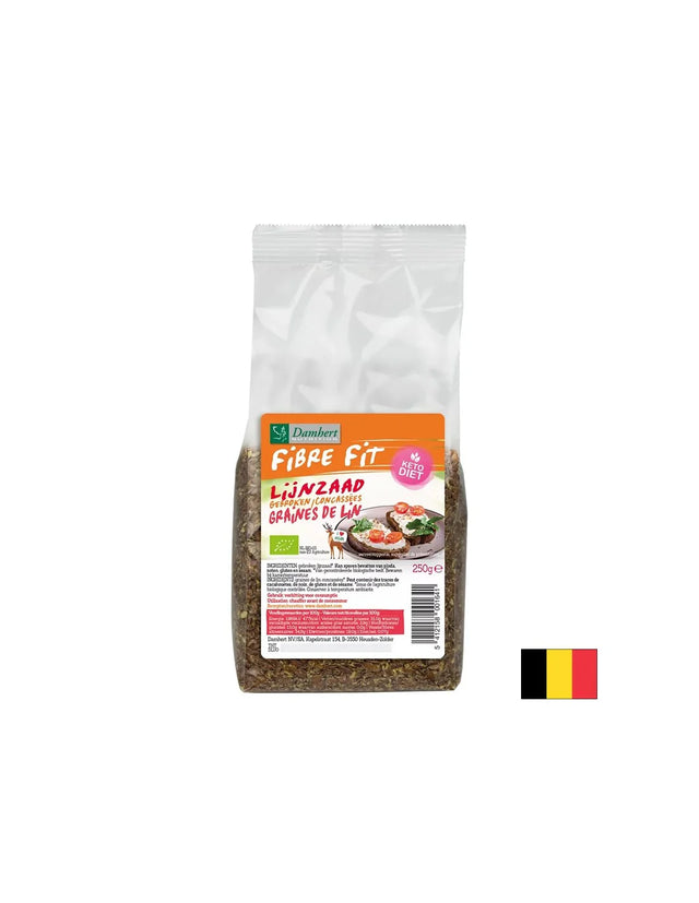 Натрошено ленено семе БИО, 250 g  Damhert - Nutra Best Bulgaria