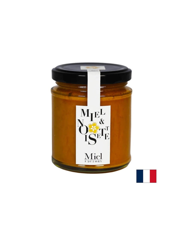 Пролетен пчелен мед с лешници (от Франция), 250 g  Miel Factory - Nutra Best Bulgaria