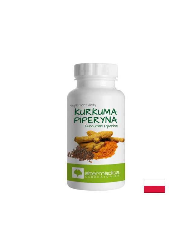 Куркума 250 mg + Пиперин 2.1 mg – Подвижност и здрави стави, 60 капсули  Alter Medica - Nutra Best Bulgaria
