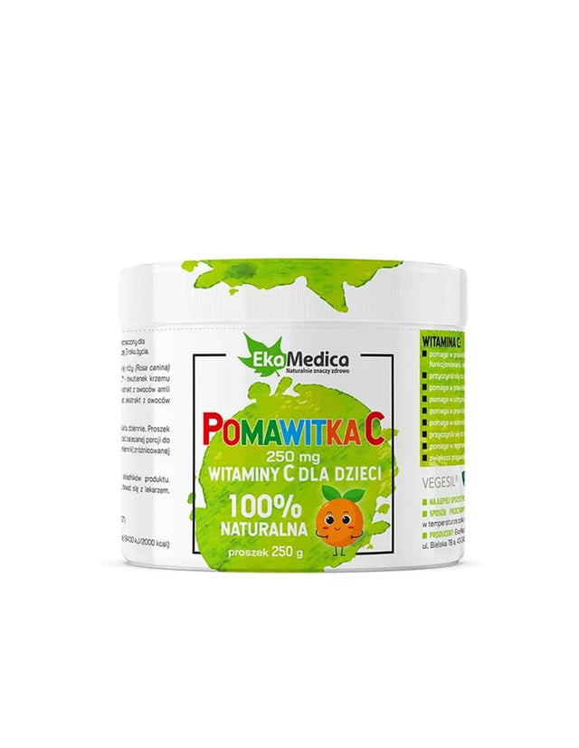 Имунитет - Витамин С за деца, 250 mg х 250 g прах  Ekamedica - Nutra Best Bulgaria