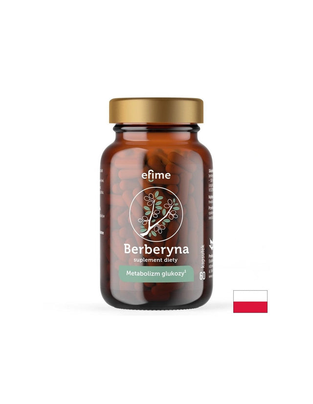 Контрол на кръвната захар и холестерола - Берберин, 250 mg х 60 капсули  Ekamedica - Nutra Best Bulgaria