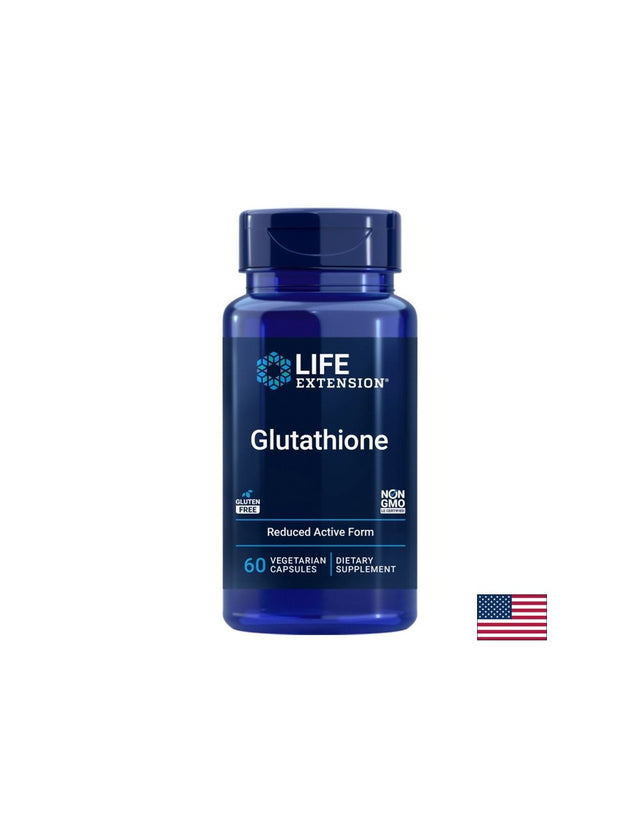 Глутатион – Подкрепа за черния дроб и детоксикацията, 250 mg, 60 капсули  Life Extension - Nutra Best Bulgaria