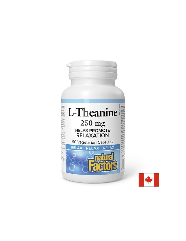 Л-Теанин – Концентрация, релакс и емоционален баланс, 250 mg, 90 капсули  Natural Factors - Nutra Best Bulgaria