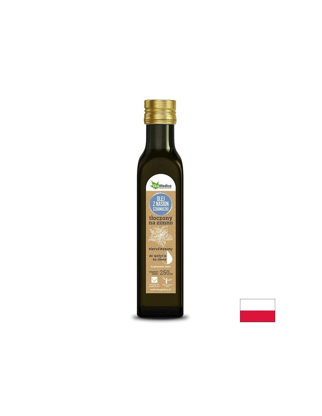 Студено пресовано масло от черен кимион, 250 ml  Ekamedica - Nutra Best Bulgaria