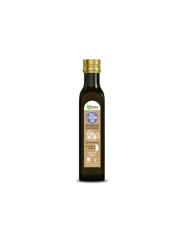 Студено пресовано ленено масло + витамин Е, 250 ml  Ekamedica - Nutra Best Bulgaria