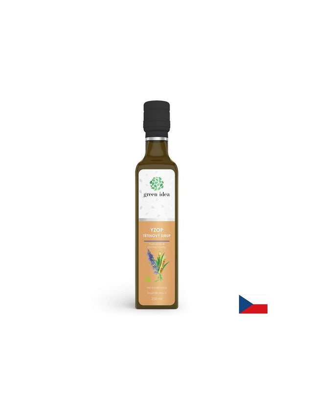 Дихателна система - Тръстиков сироп с исоп и хибискус, 250 ml  Green Idea - Nutra Best Bulgaria