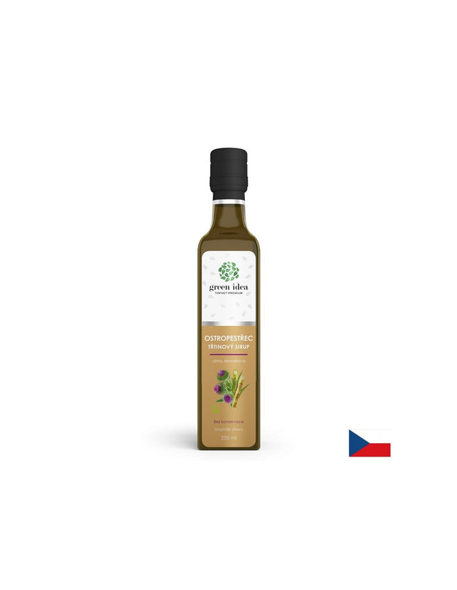 Черен дроб и жлъчка - Тръстиков сироп с бял трън, 250 ml  Green Idea - Nutra Best Bulgaria