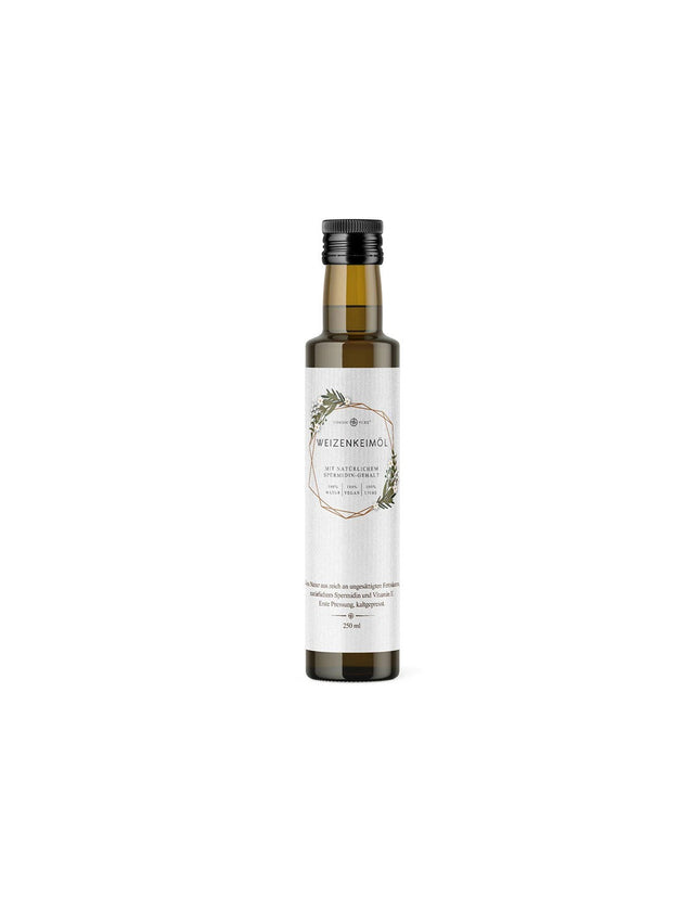 Масло от пшеничен зародиш, студено пресовано, осигурява чист витамин Е, 250 ml  Nordic Pure - Nutra Best Bulgaria