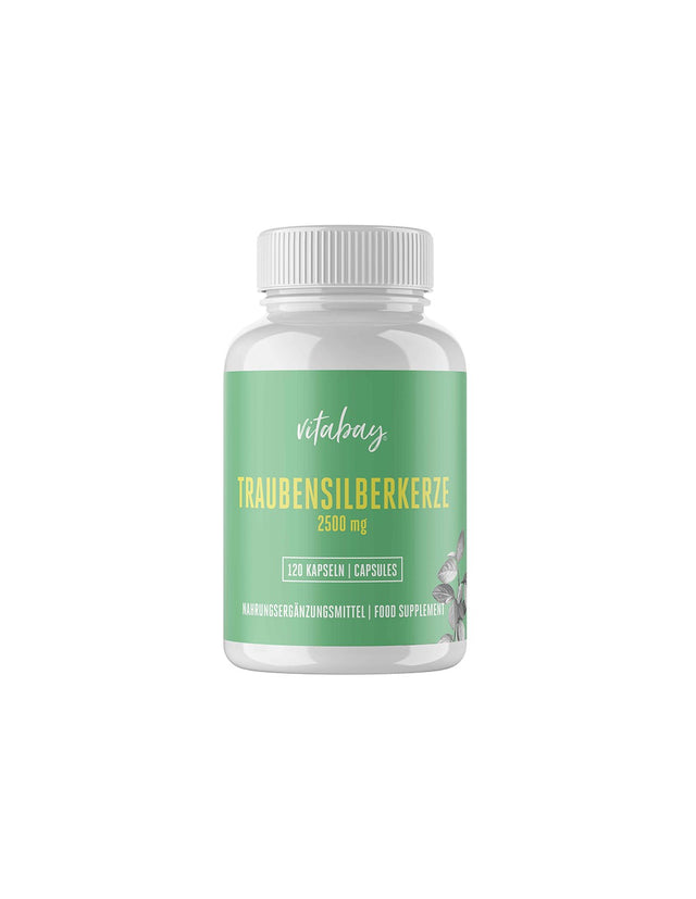 Женско здраве - Гроздовиден ресник (черен кохош), 2500 mg х 120 капсули  Vitabay - Nutra Best Bulgaria