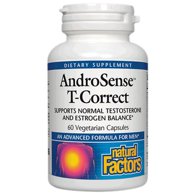AndroSense T-Correct - 60 капсули  Natural Factors - Nutra Best Bulgaria