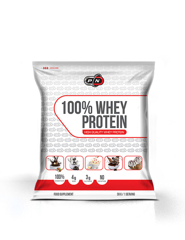 Pure Nutrition 100% WHEY PROTEIN - 30 g - Nutra Best Bulgaria
