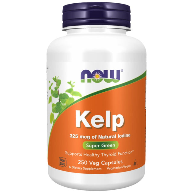 Kelp 325 mcg - 250 капсули  NOW Foods - Nutra Best Bulgaria