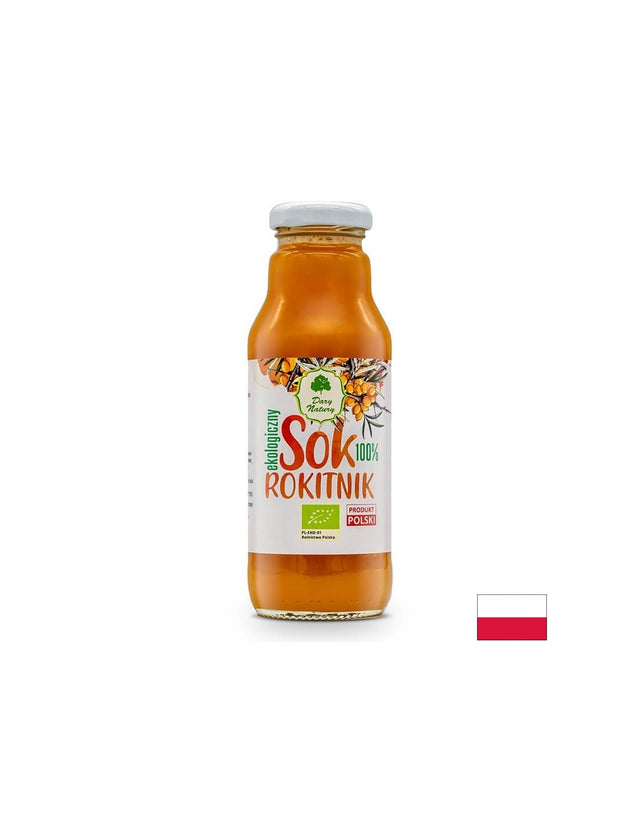 Био сироп от Морски зърнастец (ракитник) за добавяне към напитки, 270 ml  Dary Natury - Nutra Best Bulgaria