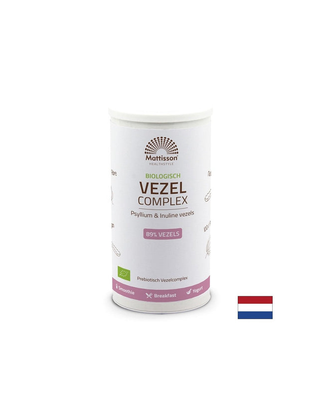 Комплекс от органични фибри (хуск + инулин), 275 g прах  Mattisson Healthstyle - Nutra Best Bulgaria