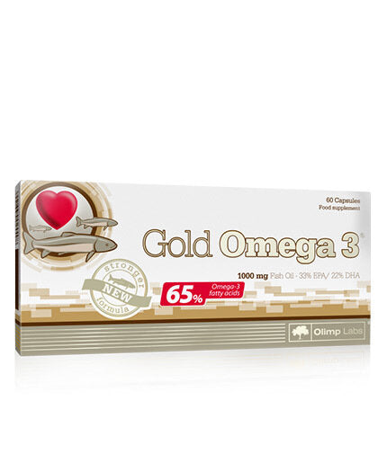 Gold Omega 3 65%  60 Caps. OLIMP - Nutra Best Bulgaria
