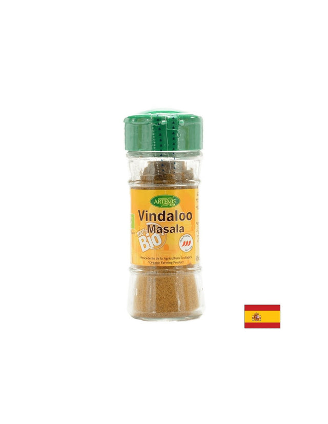 Био подправки – индийска смес Виндалу масала (супер люта), 28 g, прах  Herbes del Molí - Nutra Best Bulgaria