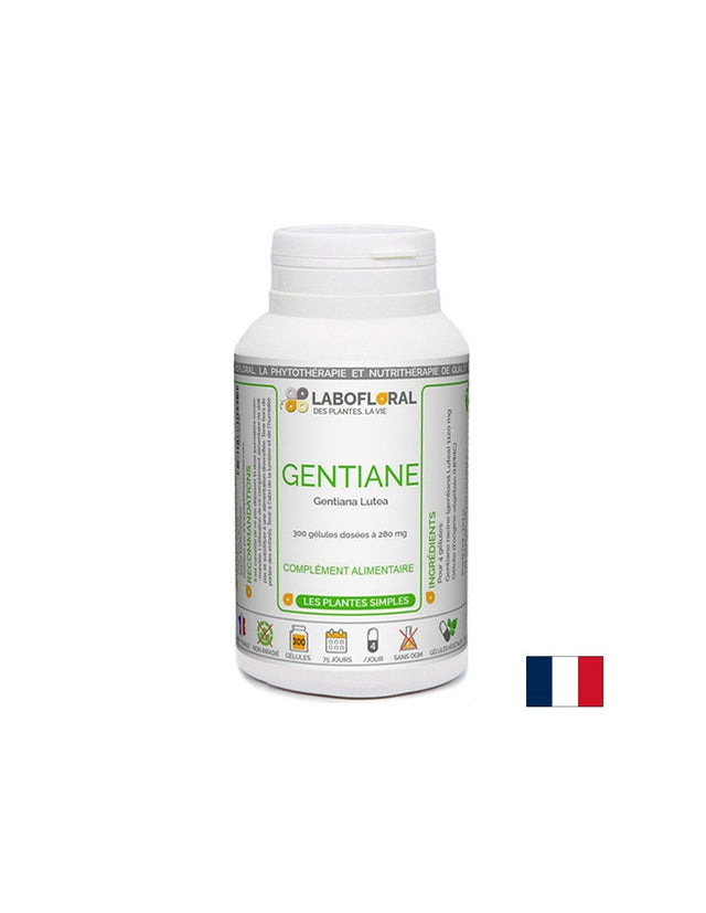 Храносмилане - Жълта тинтява, 280 mg х 50 капсули  PhytoMoinsCher - Nutra Best Bulgaria