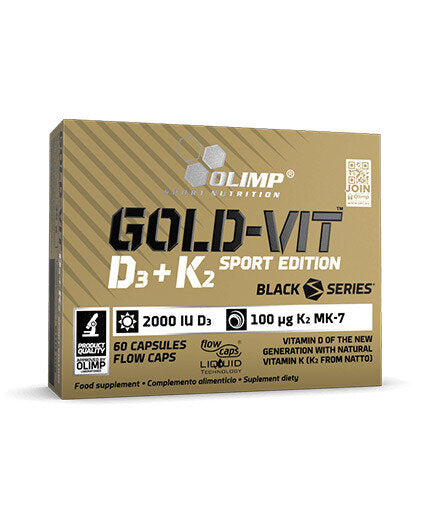 OLIMP Gold-Vit D3 + K2 Sport Edition  60 Caps - Nutra Best Bulgaria