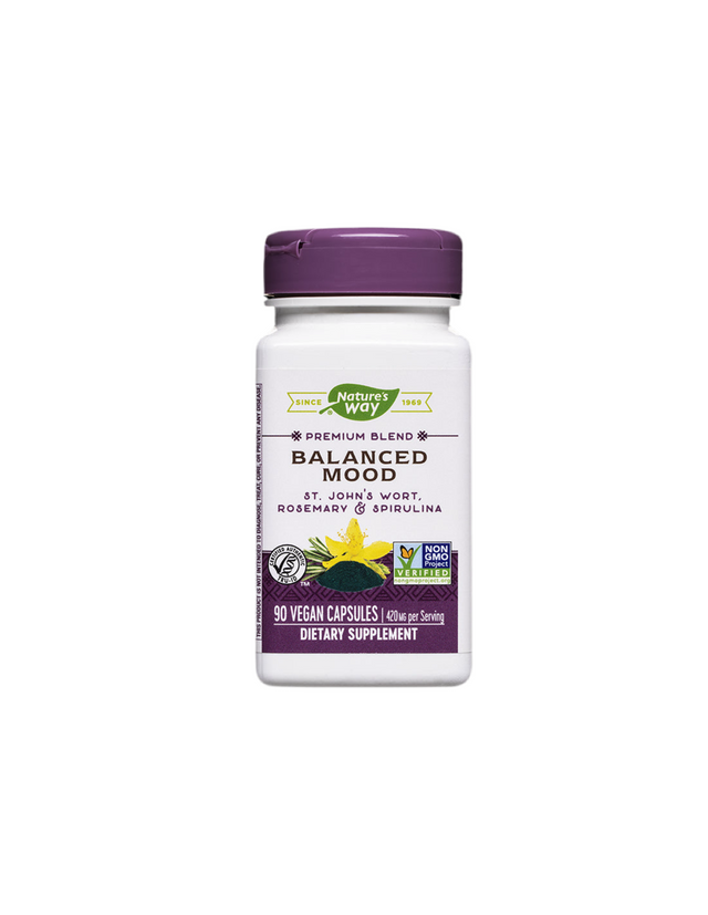 Balanced Mood – Антистрес и добро настроение, 90 капсули Nature’s Way - Nutra Best Bulgaria