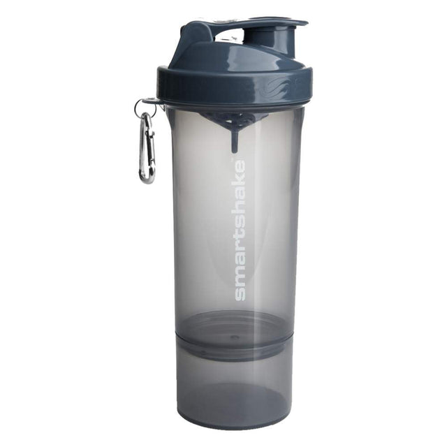 2Go Smart Shaker Slim | Stormy Gray - 500 мл  SmartShake - Nutra Best Bulgaria