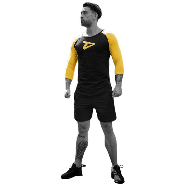 3/4 Sleeve Raglan Shirt Logo  Dedicated Nutrition - Nutra Best Bulgaria