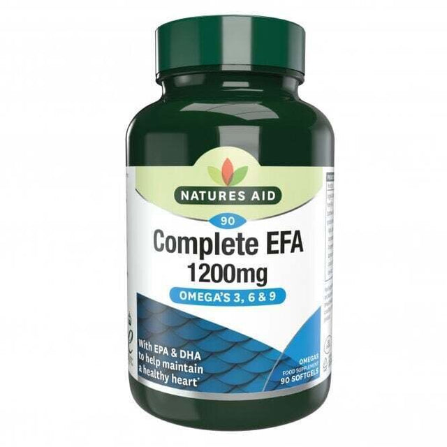 Омега 3-6-9 (Complete EFA Omega 3, 6 + 9) 1200мг 90 меки капсули NaturesAid  Natures Aid - Nutra Best Bulgaria