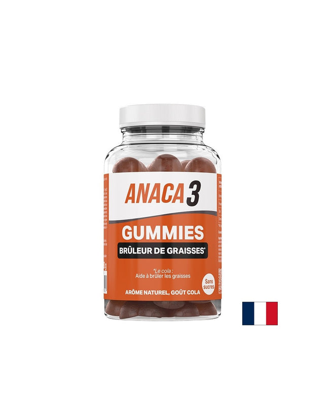 Формула за изгаряне на мазнини Анака3 - С водорасли, ядки кола и кофеин, 60 желирани таблетки  Anaca3 - Nutra Best Bulgaria