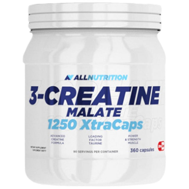 3-Creatine Malate 1250 XtraCaps - 360 капсули  AllNutrition - Nutra Best Bulgaria