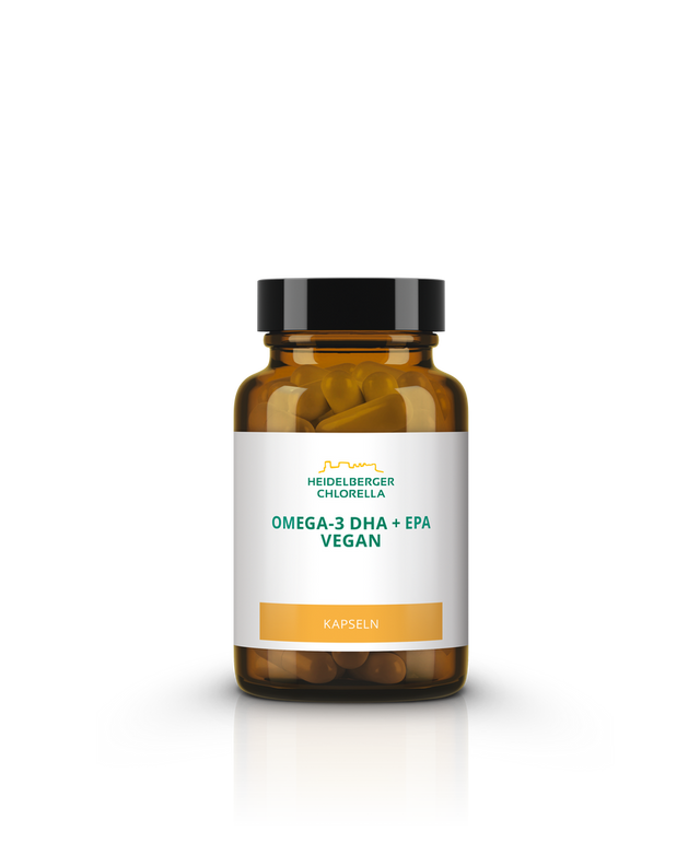 Омега-3 DHA+EPA Веган - Подпомага Вашето Здраве с Натурални Мастни Киселини  Heidelberger Chlorella - Nutra Best Bulgaria