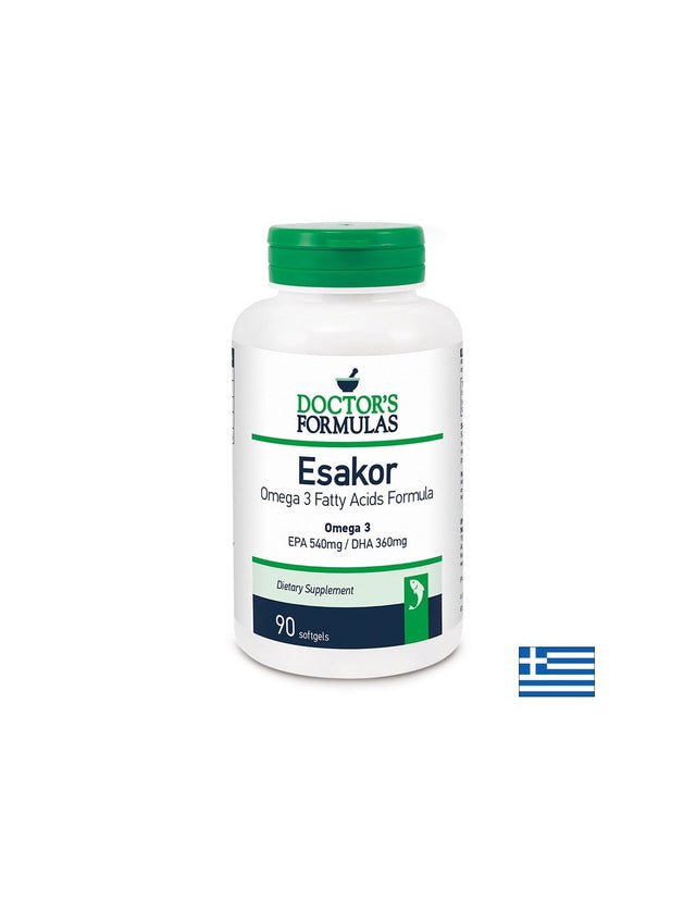 Омега-3 Формула - Esakor, 90 софтгел капсули Doctor’s Formulas  Doctor’s Formulas - Nutra Best Bulgaria