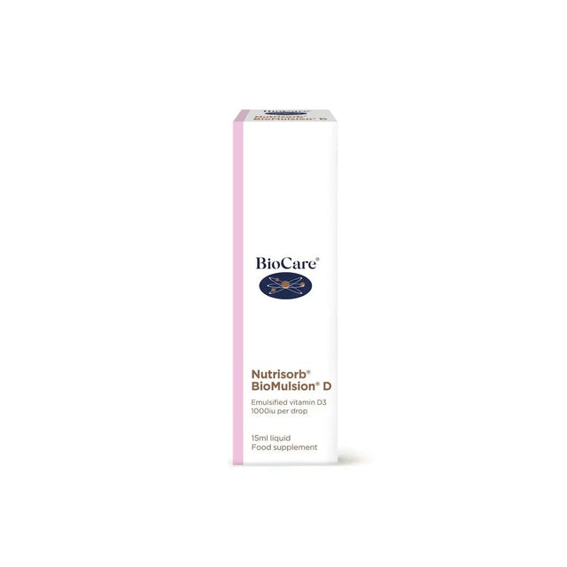 Витамин Д3 емулгиран / Nutrisorb BioMulsion D3 15ml  BIOCARE - Nutra Best Bulgaria