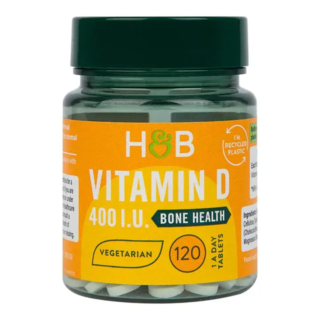 Витамин Д3 (Vitamin D3 400 I.U.) 10мкг 120 таблетки HOLLAND & BARRETT  Holland & Barrett - Nutra Best Bulgaria