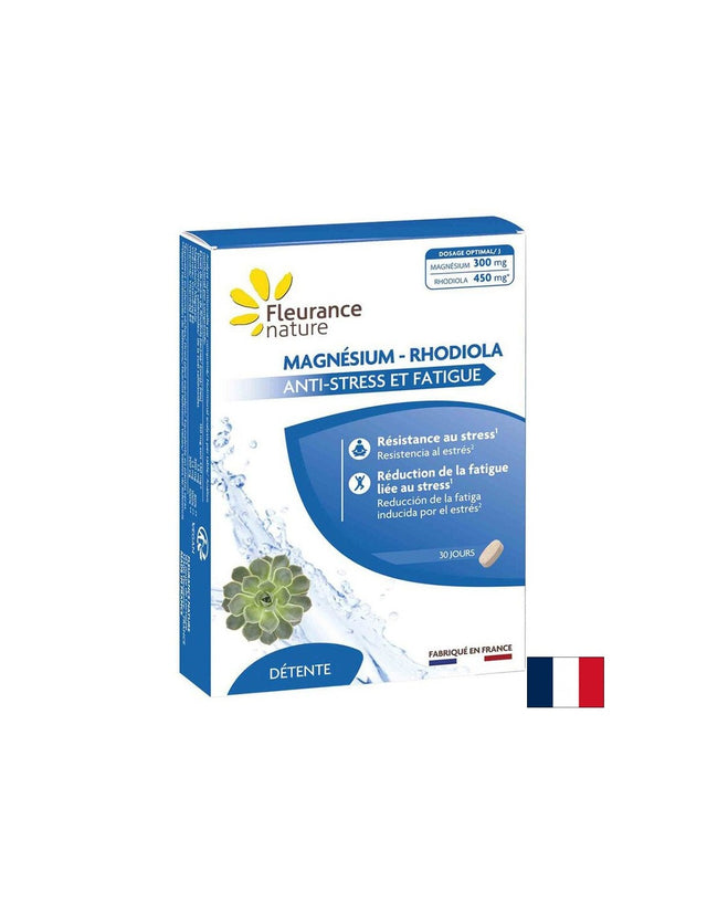 Релакс на нервната система - Магнезий + Златен корен, 30 таблетки  Fleurance Nature - Nutra Best Bulgaria