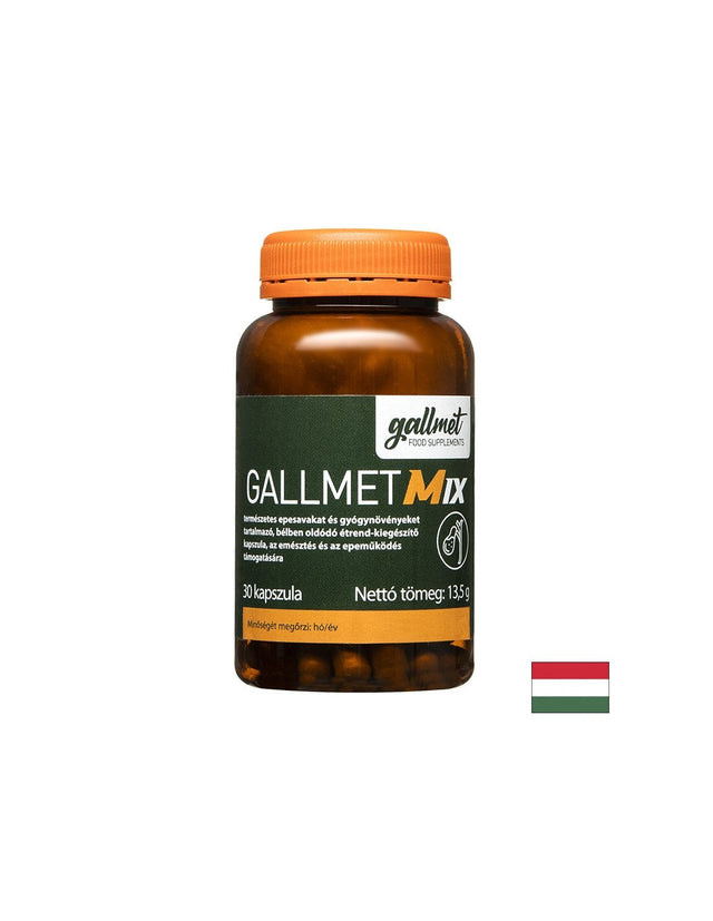 Храносмилане - Волска жлъчка и растителни екстракти, 30 капсули GALLMED  Gallmet - Nutra Best Bulgaria