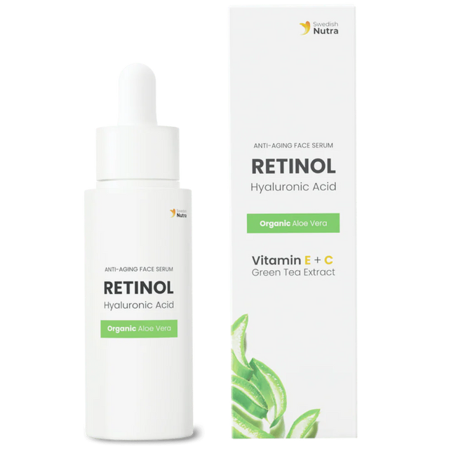 Серум за лице с Ретинол, Хиалурон и Колаген 30 мл Swedish Nutra - Nutra Best