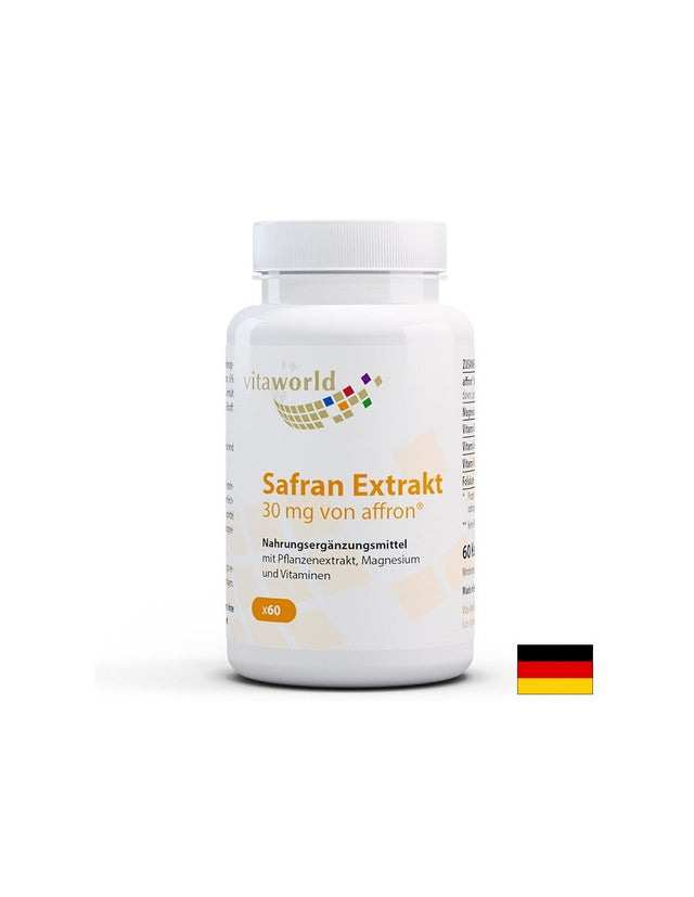 Нервна система - Екстракт от шафран, 30 mg х 60 капсули  Vita World - Nutra Best Bulgaria