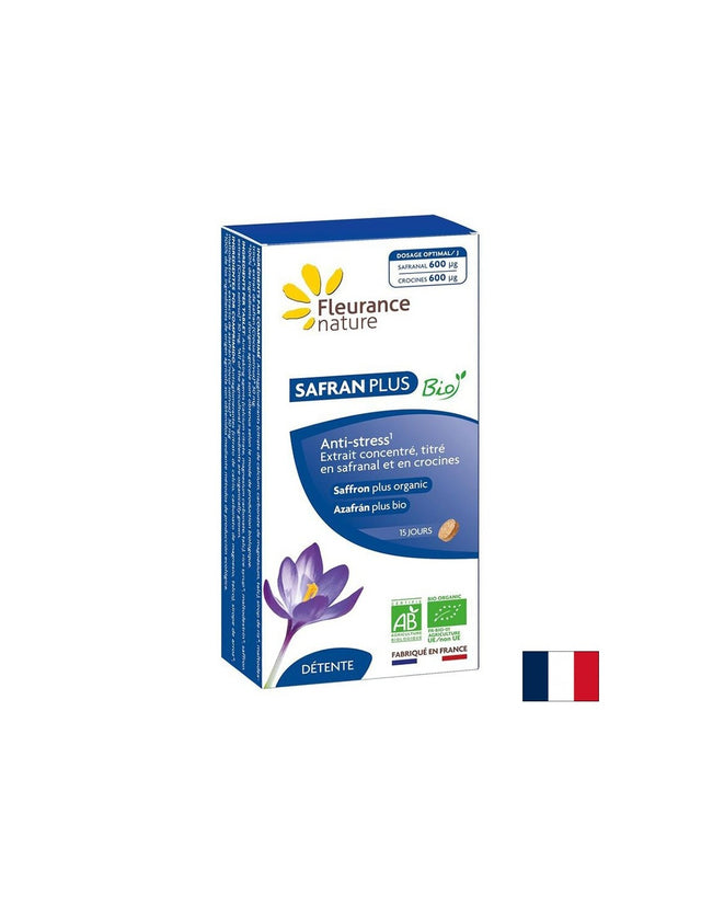 Стрес и добро настроение - Шафран Био, 30 mg x 15 таблетки  Fleurance Nature - Nutra Best Bulgaria