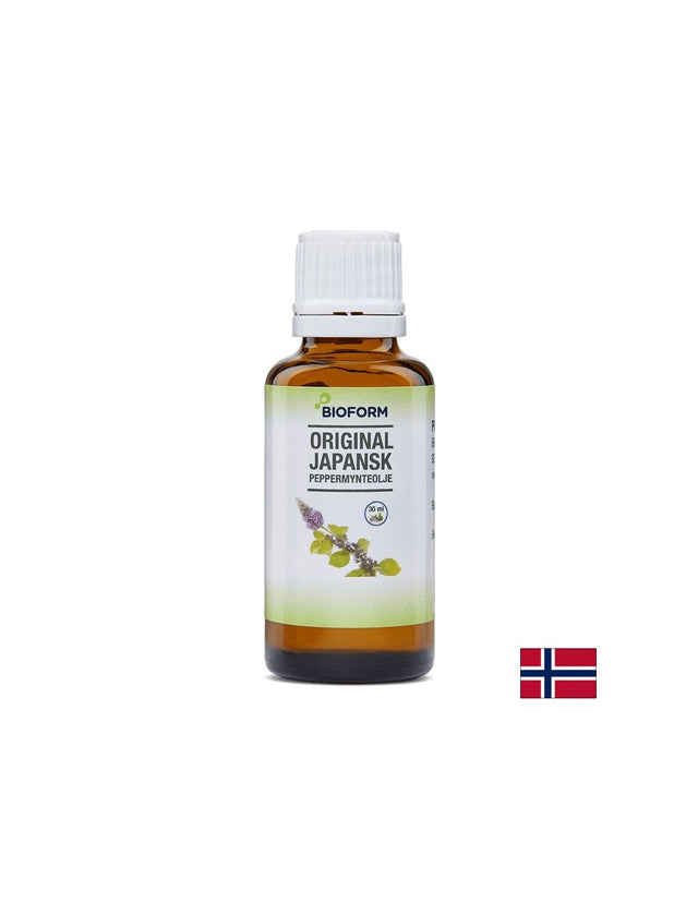 Болкоуспокояващо, при настинка и гадене - Масло от японска мента, 30 ml капки  Bioform - Nutra Best Bulgaria