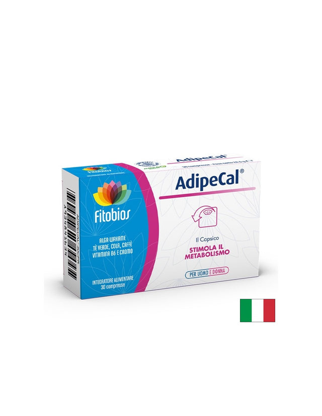 Зелено кафе 300 mg + Зелен чай 300 mg – Стимулиране на метаболизма и контрол на теглото, AdipeCal®, 30 таблетки  Fitobios - Nutra Best Bulgaria