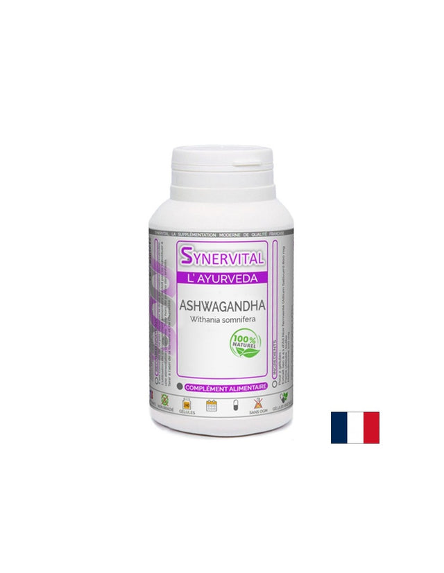 Стрес и добро настроение - Ашваганда, 300 mg х 60 капсули  PhytoMoinsCher - Nutra Best Bulgaria