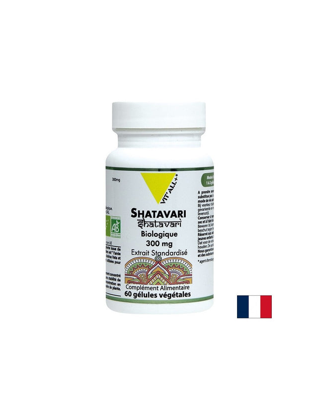 Хормонален баланс и тонус - Шатавари (корен), 300 mg х 60 капсули  Vit'all Plus - Nutra Best Bulgaria