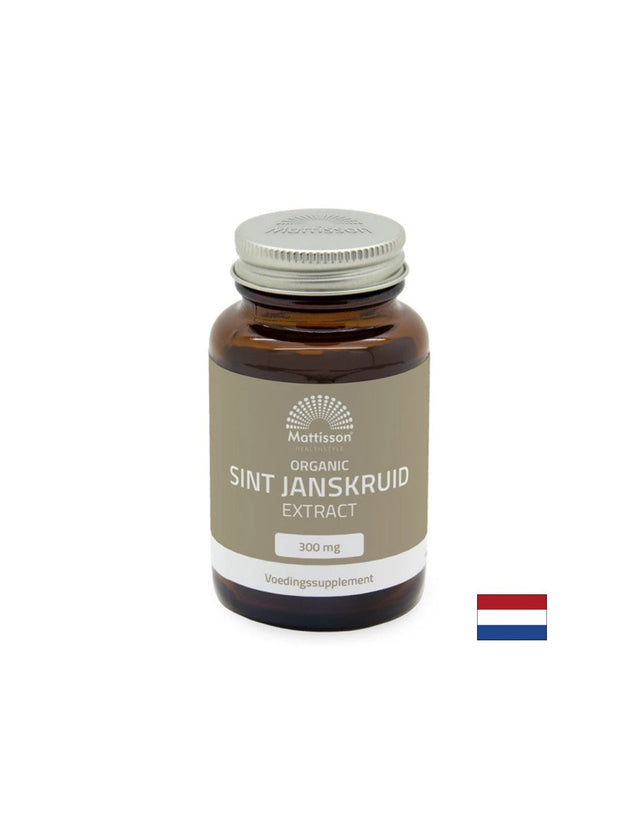 Стрес и добро настроение Жълт кантарион 300 mg х 90 капсули  Mattisson Healthstyle - Nutra Best Bulgaria
