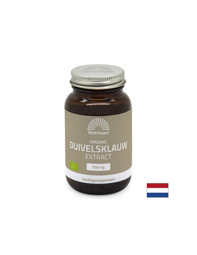 Кости и стави Дяволски нокът (корен) 300 mg x 120 капсули  Mattisson Healthstyle - Nutra Best Bulgaria