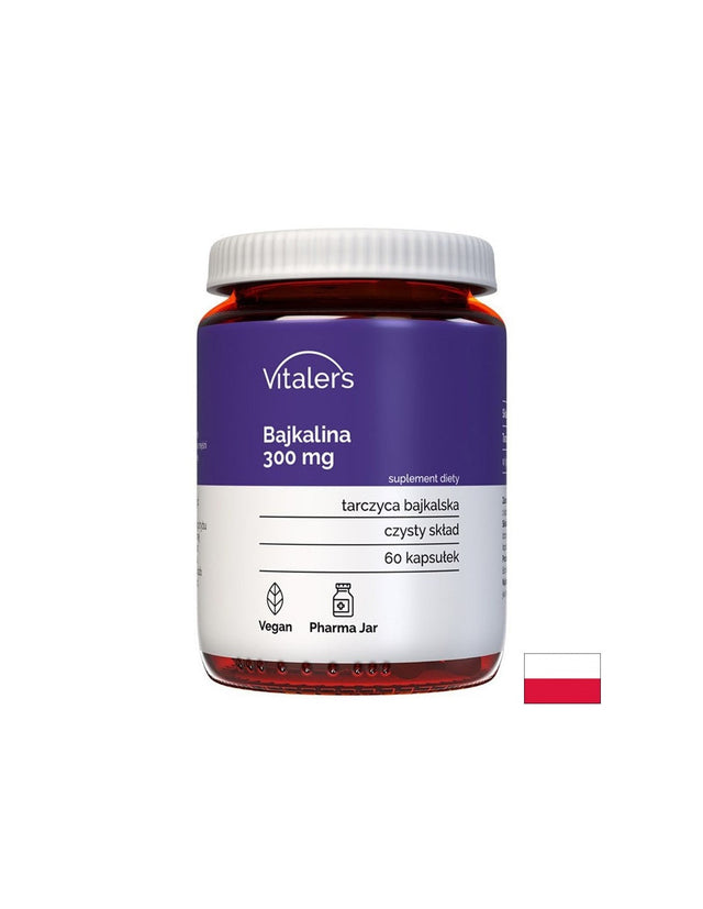 Имунитет и здраво сърце - Шлемник Байкалски, 300 mg x 60 капсули  Vitaler's - Nutra Best Bulgaria