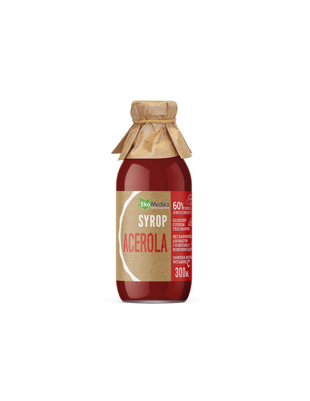 Сироп от ацерола + натурален витамин С, 300 ml, 7 или 15 дози  Ekamedica - Nutra Best Bulgaria
