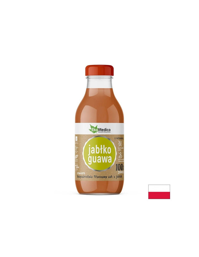 Ябълка + Гуава – За имунна и храносмилателна подкрепа, сок 300 ml  Ekamedica - Nutra Best Bulgaria