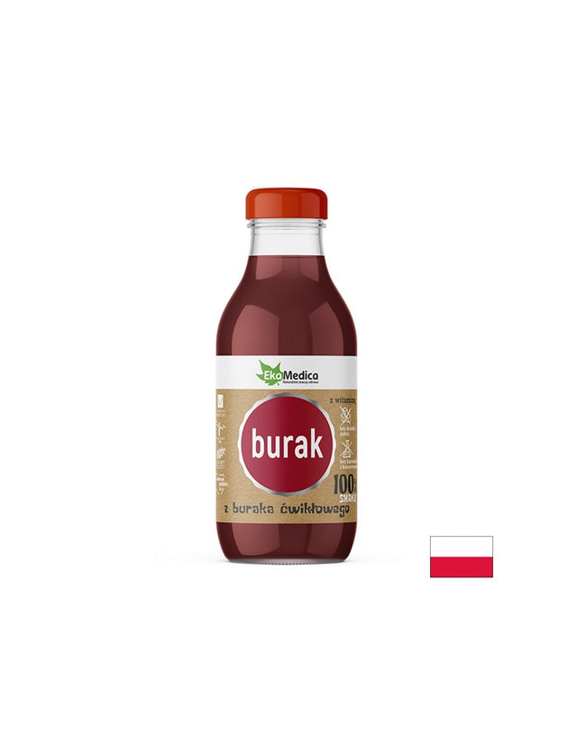 Сироп от червено цвекло с витамин С - При анемия и умора, 300 ml  Ekamedica - Nutra Best Bulgaria