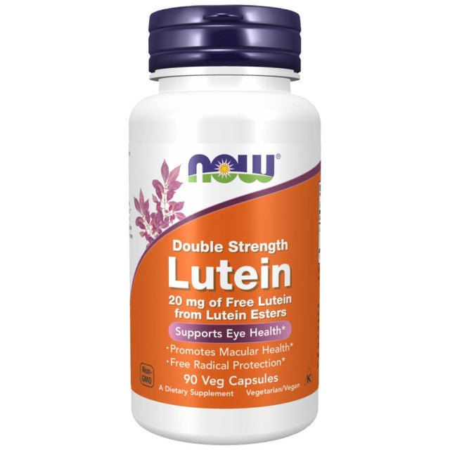 Lutein Esters 20 mg | Double Strength - 90 капсули  NOW Foods - Nutra Best Bulgaria