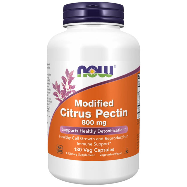 Modified Citrus Pectin 800 mg | PectaSol-C® - 180 капсули  NOW Foods - Nutra Best Bulgaria